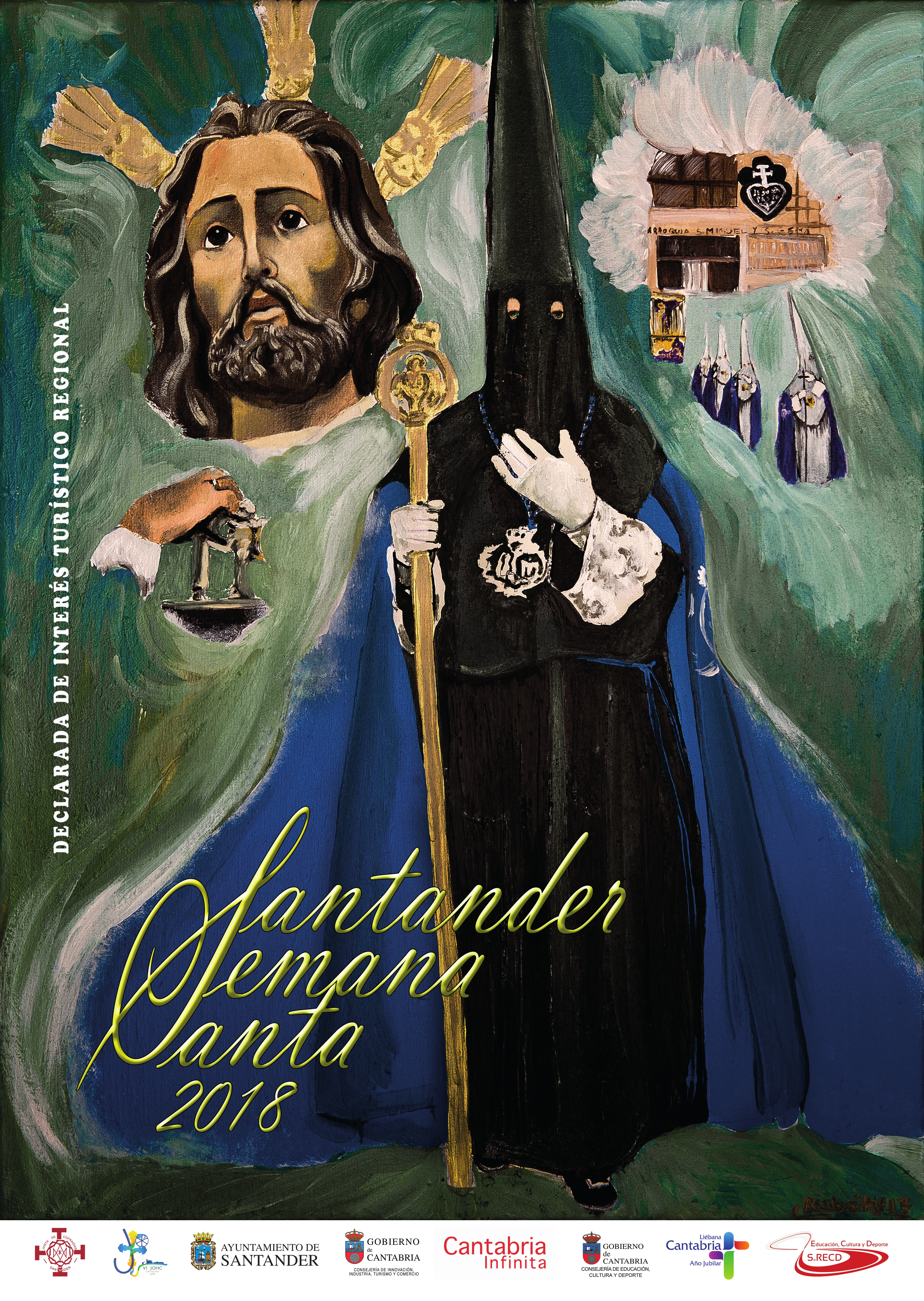 Cartel oficial de la Semana Santa Santander 2018