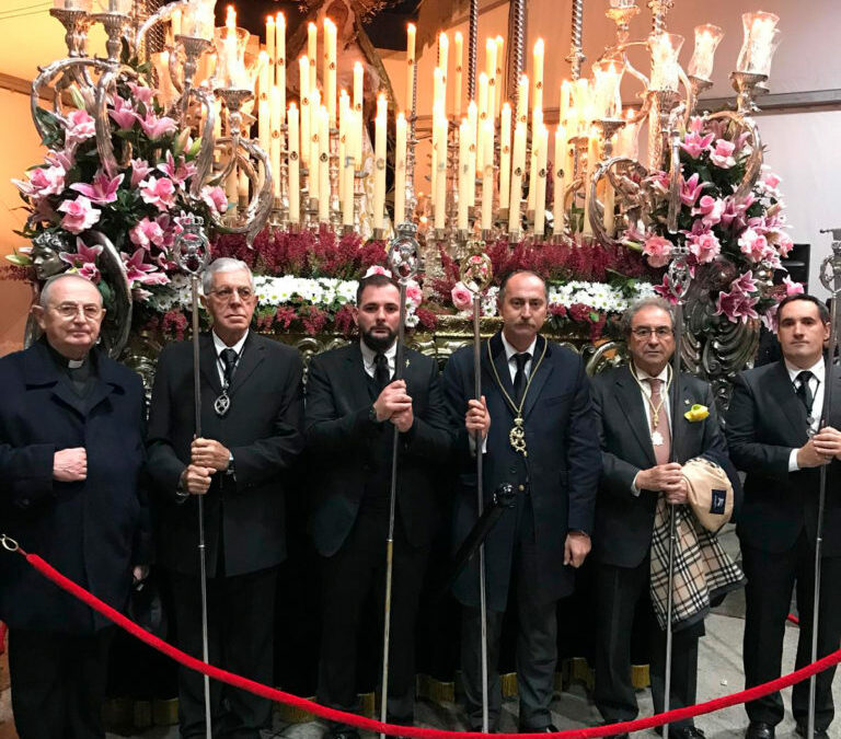 Con José Antonio Fernández Cabrero, Hermano Mayor de la Hermandad de la Macarena de Sevilla